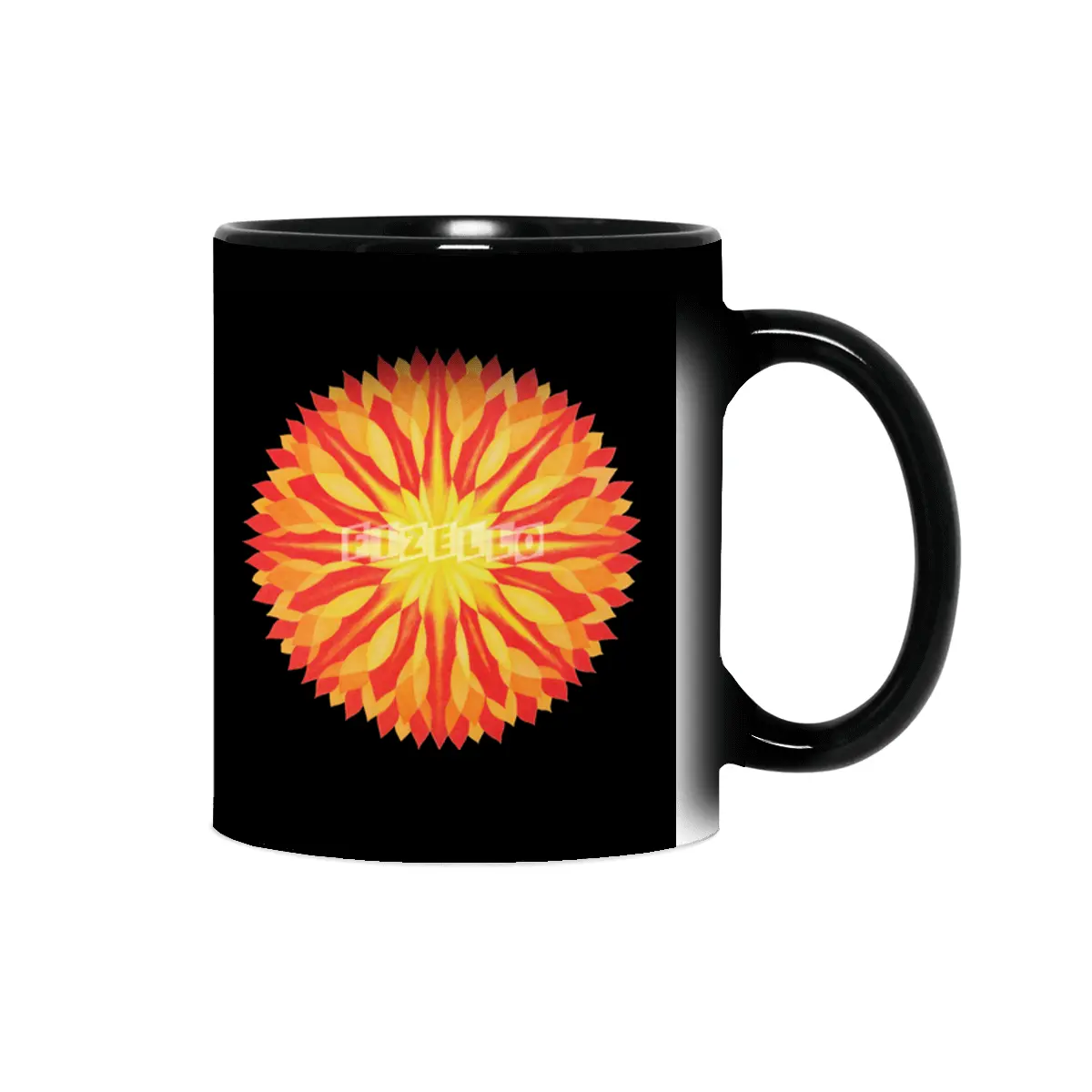 Autumn Colors Leaves Abstract  Mandala Sihirli Kupa