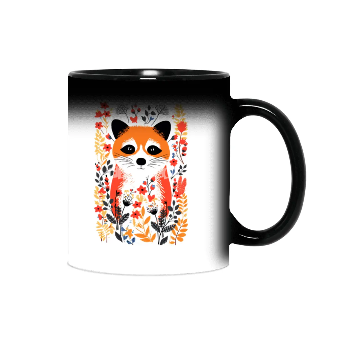Autumn Red Panda Sihirli Kupa