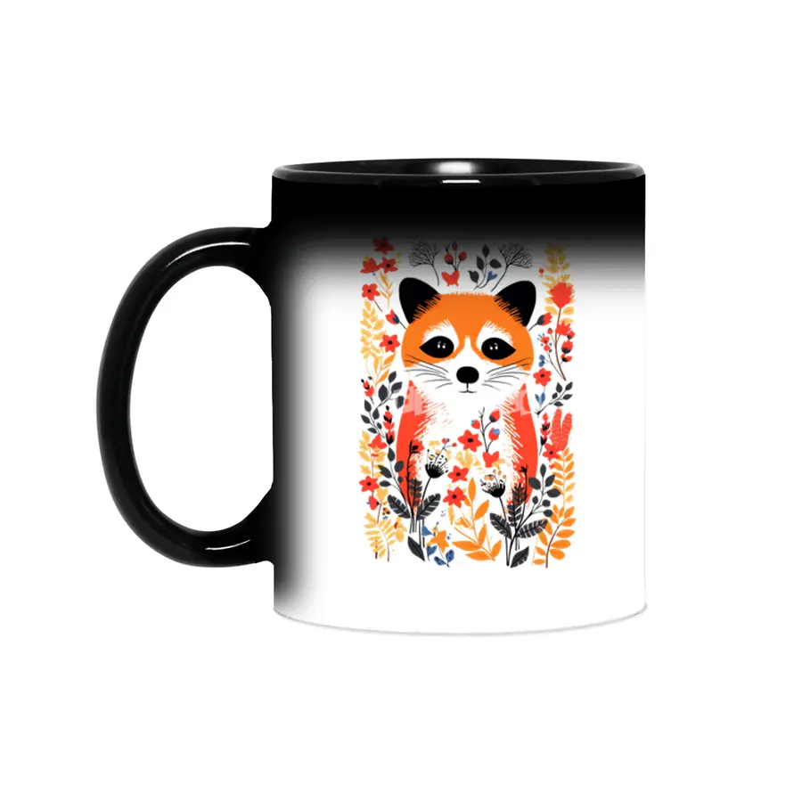 Autumn Red Panda Sihirli Kupa
