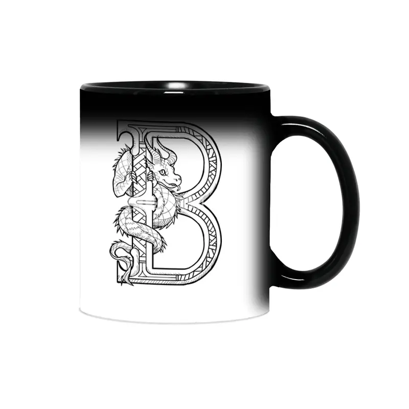 B Dragon Alphabet Sihirli Kupa