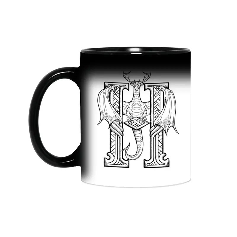 H Dragon Alphabet Sihirli Kupa