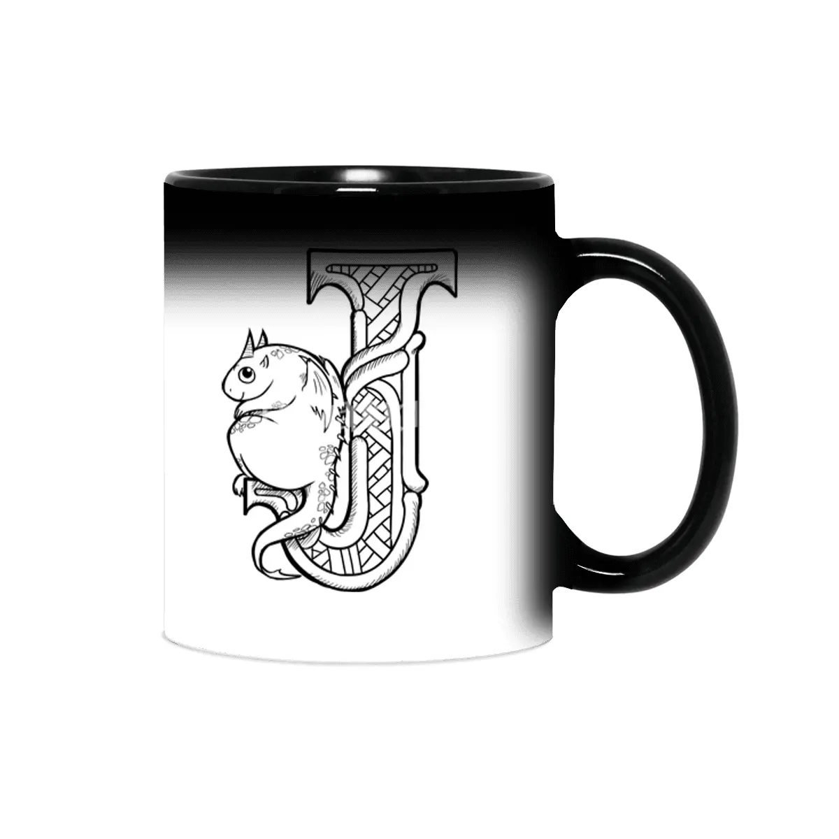 J Dragon Alphabet Sihirli Kupa