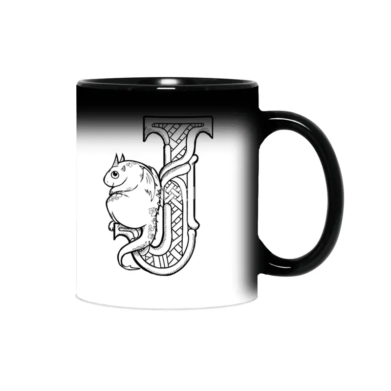 J Dragon Alphabet Sihirli Kupa