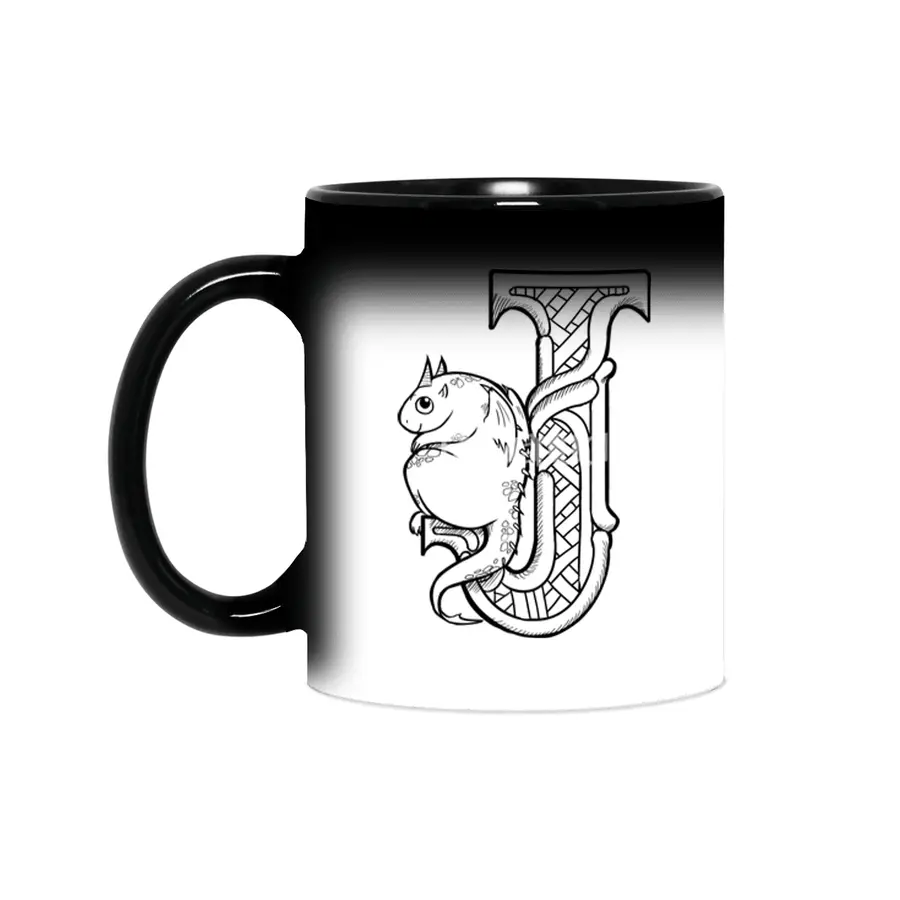 J Dragon Alphabet Sihirli Kupa
