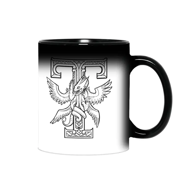 T Dragon Alphabet Sihirli Kupa