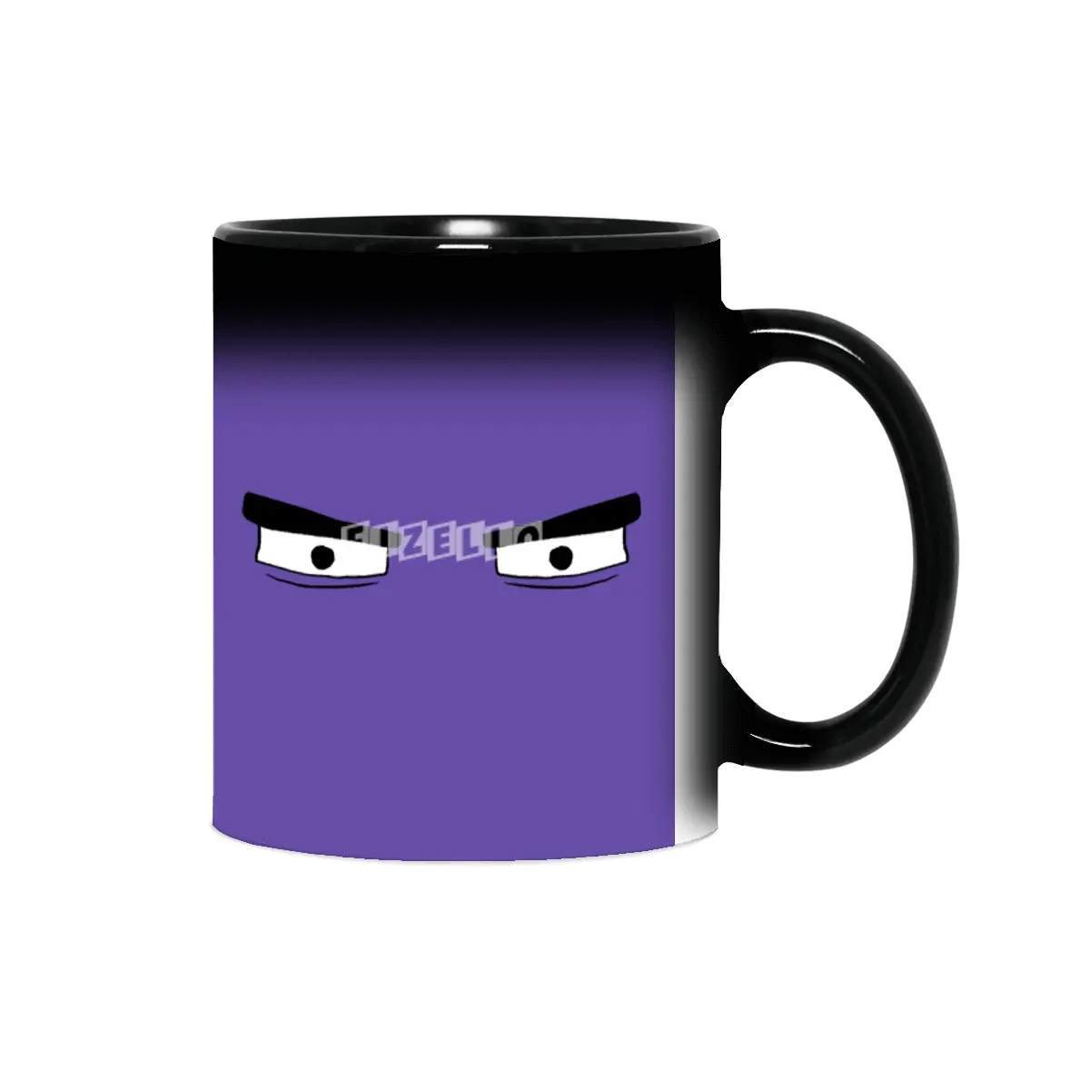 Cartoon Eyes - Grouchy Face Sihirli Kupa