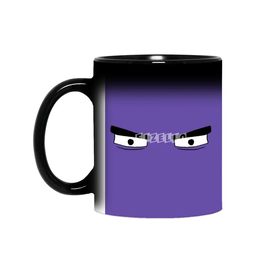 Cartoon Eyes - Grouchy Face Sihirli Kupa