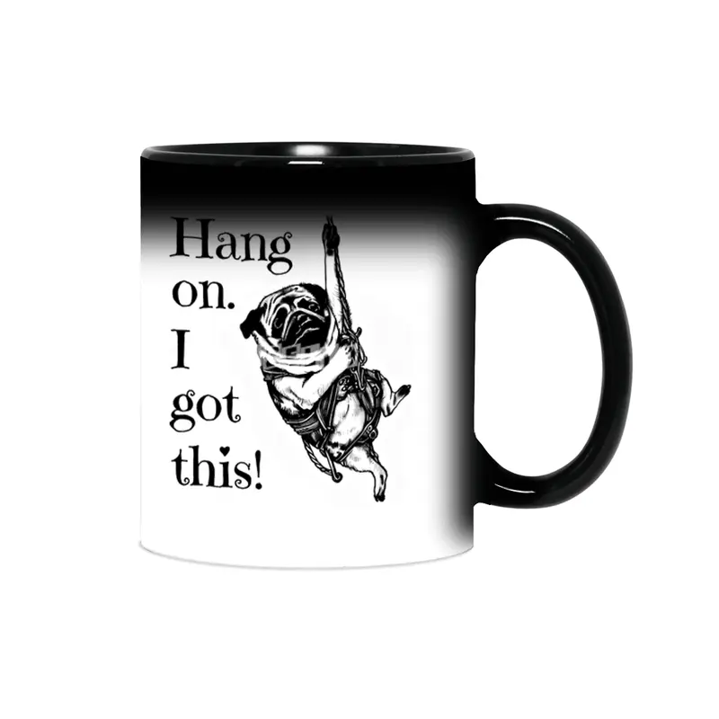 Hang on. I got this! Pug Rock Climbing Sihirli Kupa