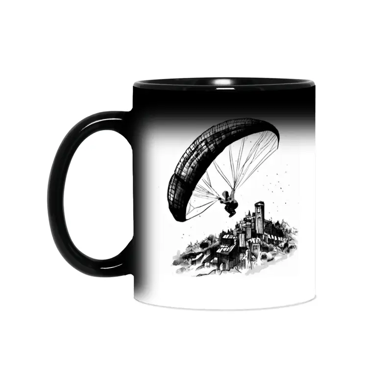 Spiraling above the Church - Paragliding Sihirli Kupa