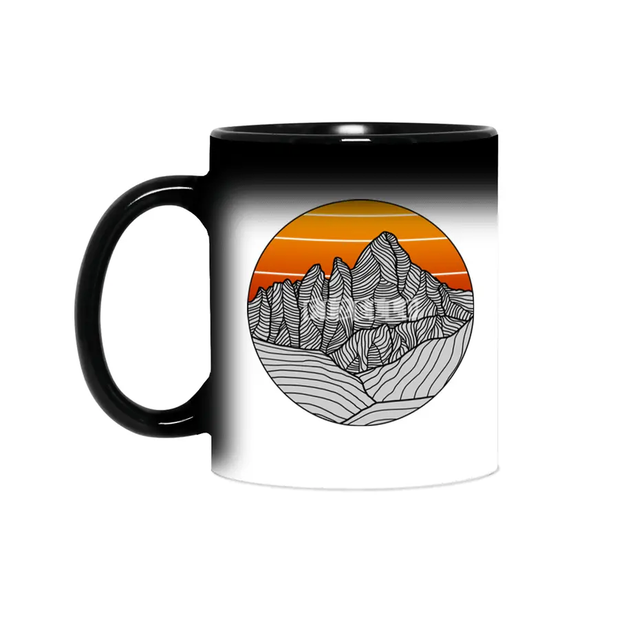 Mountain Sunset/Sky Sihirli Kupa