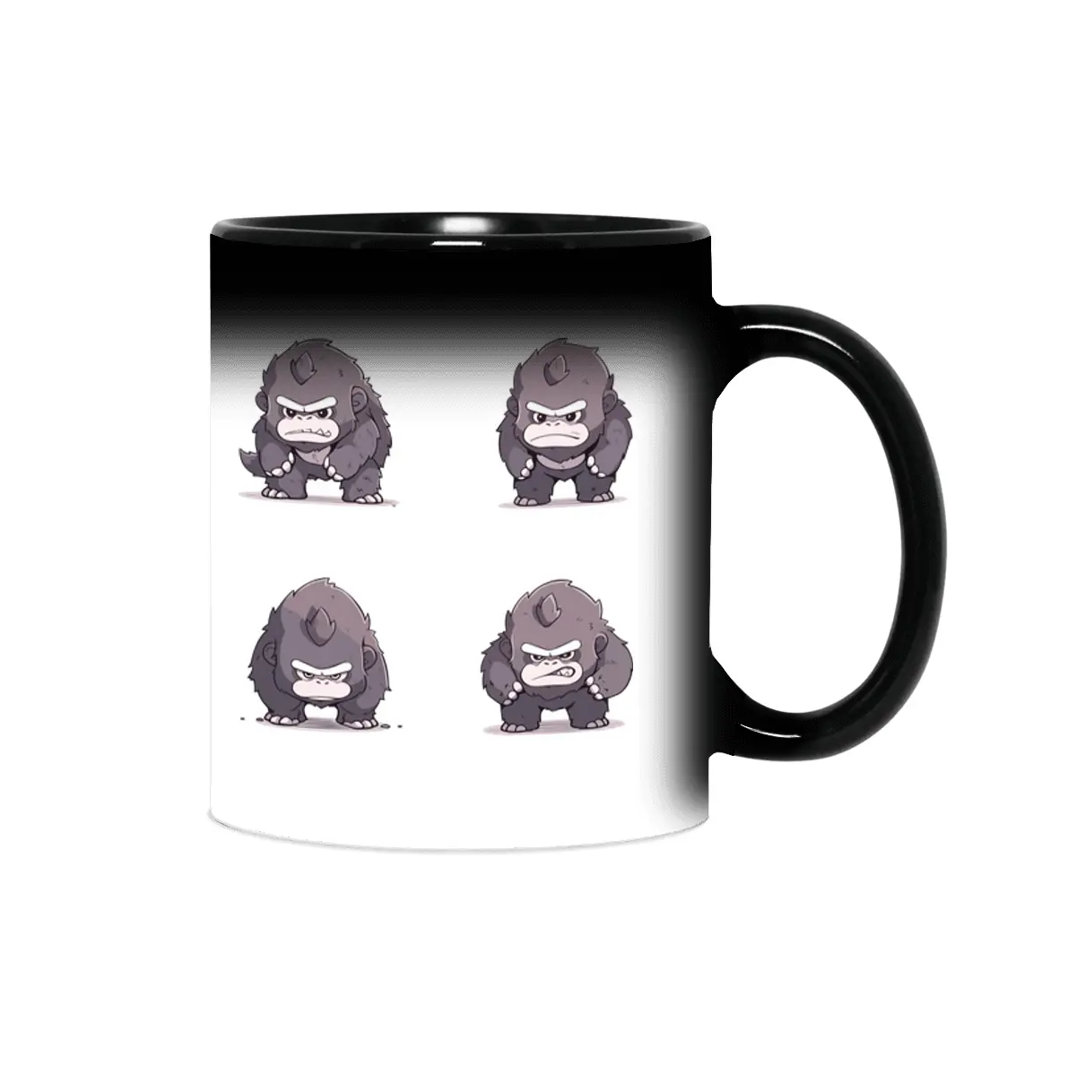 Cute Angry Gorilla Sihirli Kupa
