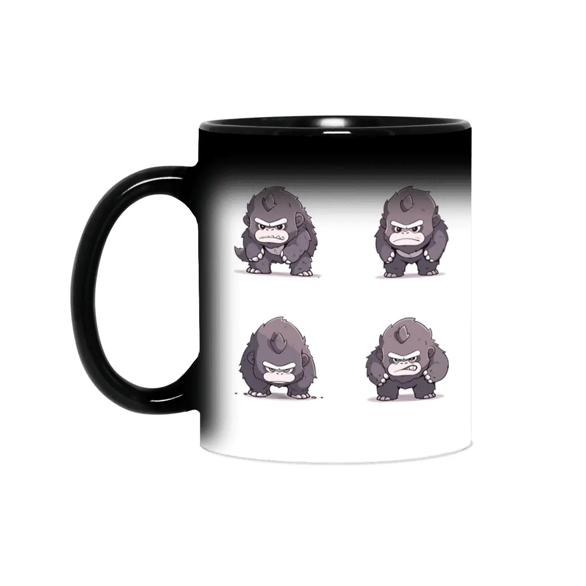 Cute Angry Gorilla Sihirli Kupa