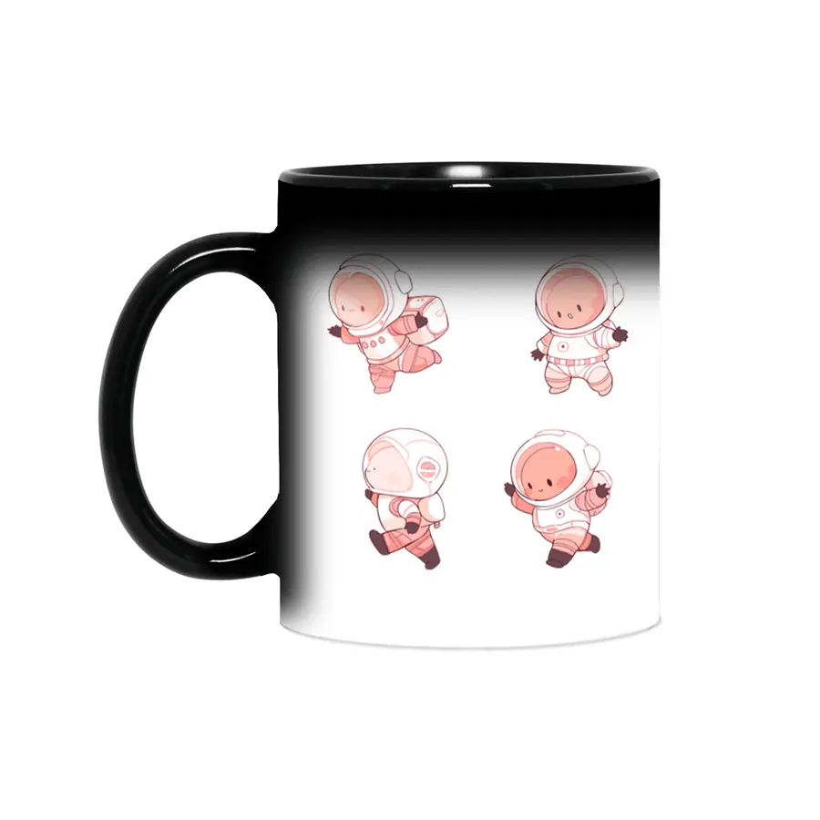Cute Astronaut Sihirli Kupa