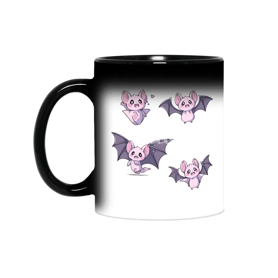 Cute Bat Sihirli Kupa