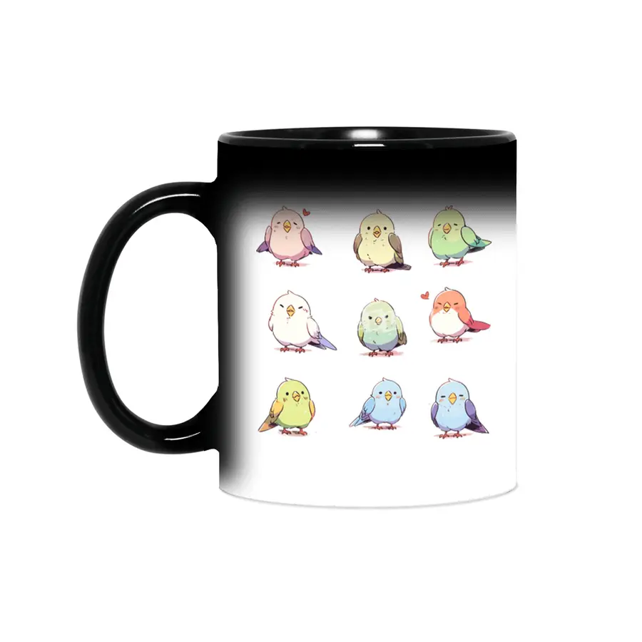 Cute Bird Sihirli Kupa