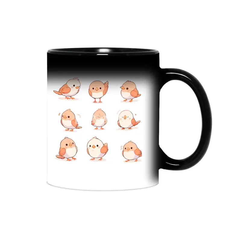 Cute Bird Sihirli Kupa