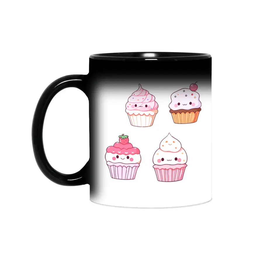 Cute Cupcake Sihirli Kupa
