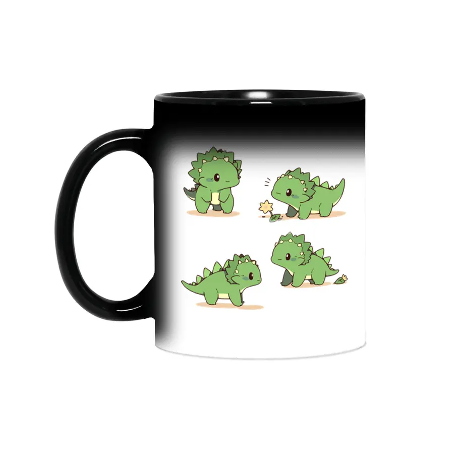 Cute Dinosaurs Sihirli Kupa