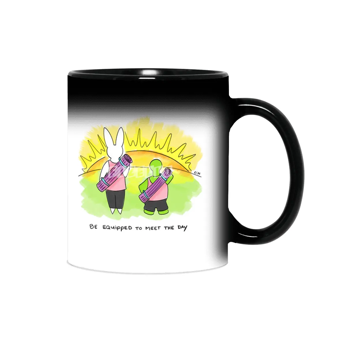 Bunny Daze Yoga - Be Equipped To Meet The Day Sihirli Kupa