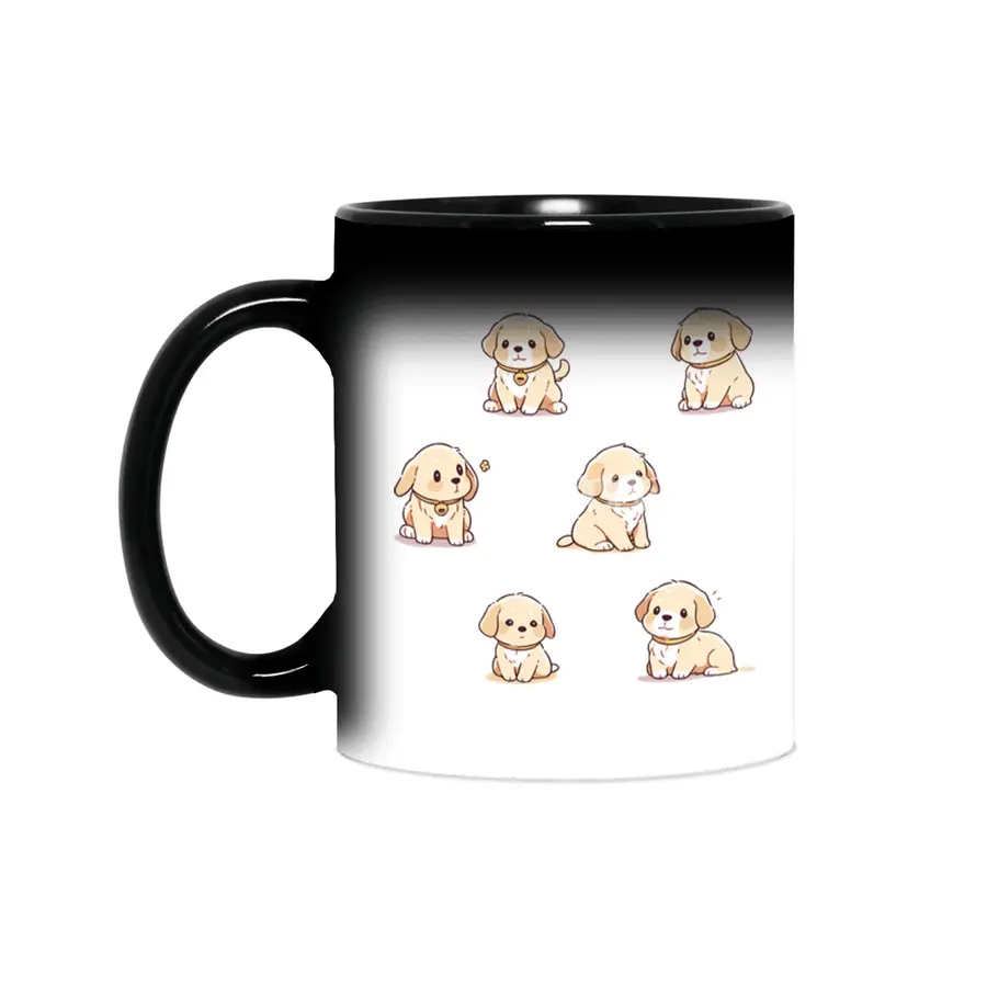 Cute Dog Sihirli Kupa