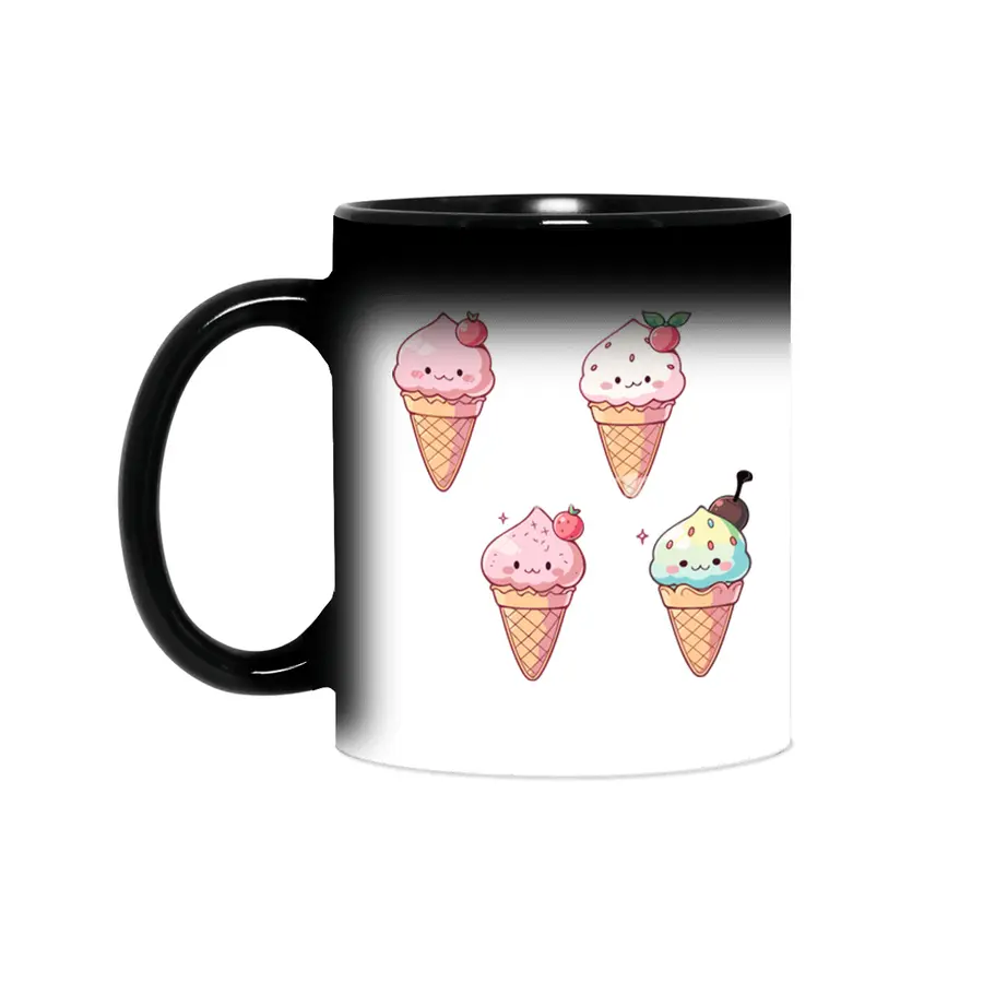 Cute Ice Cream Sihirli Kupa