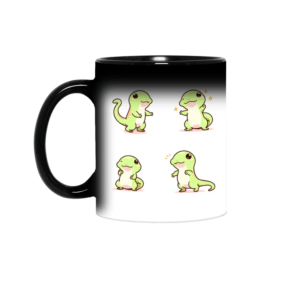 Cute Lizard Sihirli Kupa