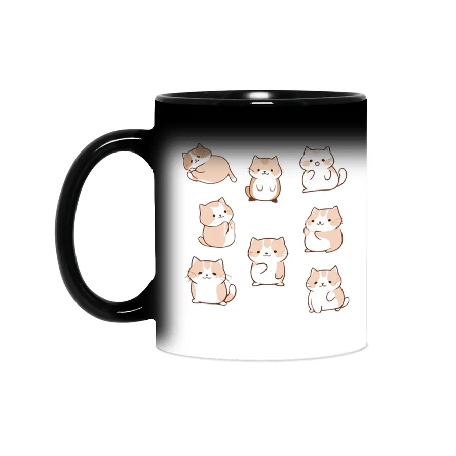 Cute Cat Sihirli Kupa