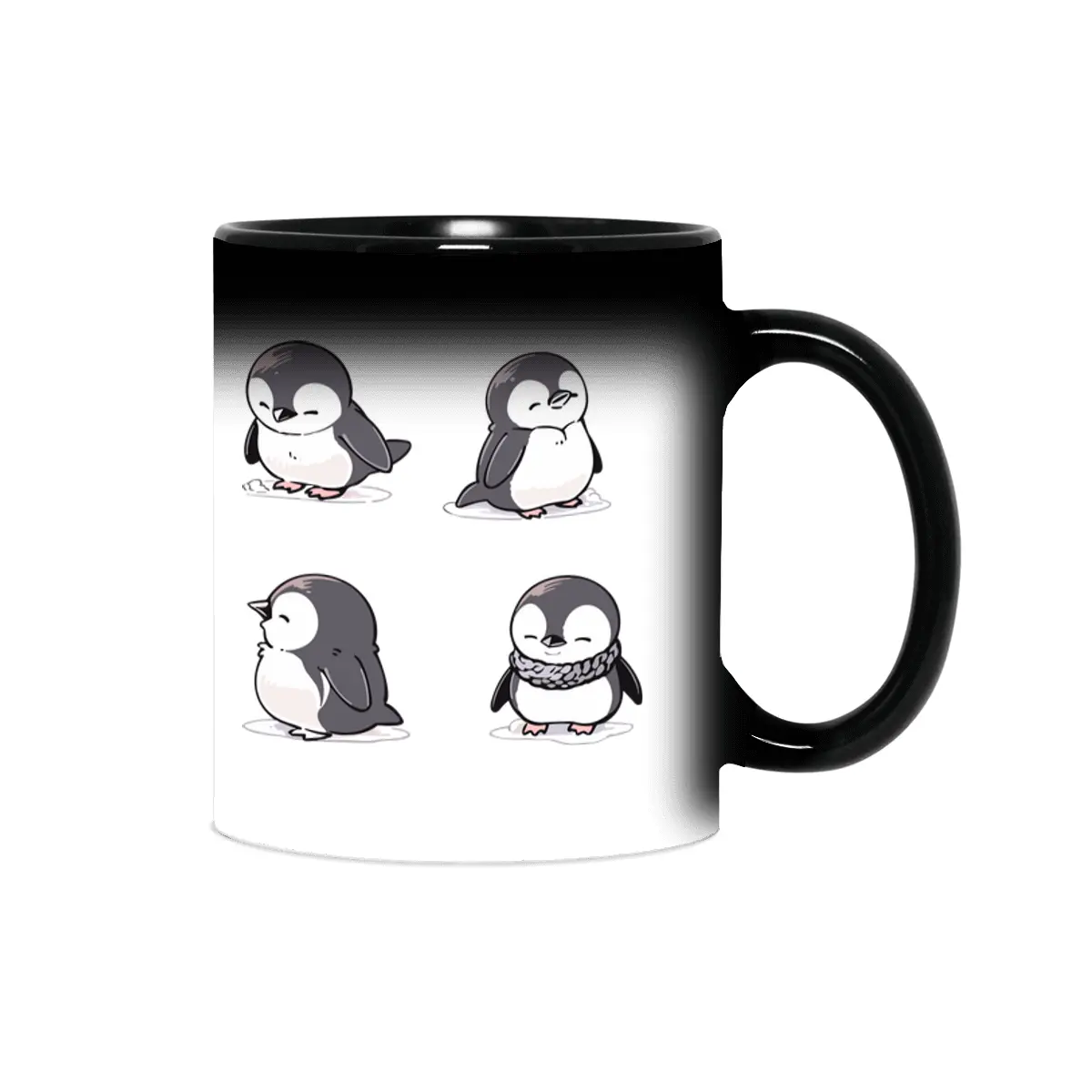 Cute Penguin Sihirli Kupa