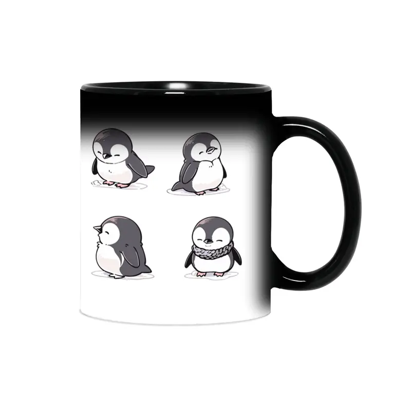 Cute Penguin Sihirli Kupa