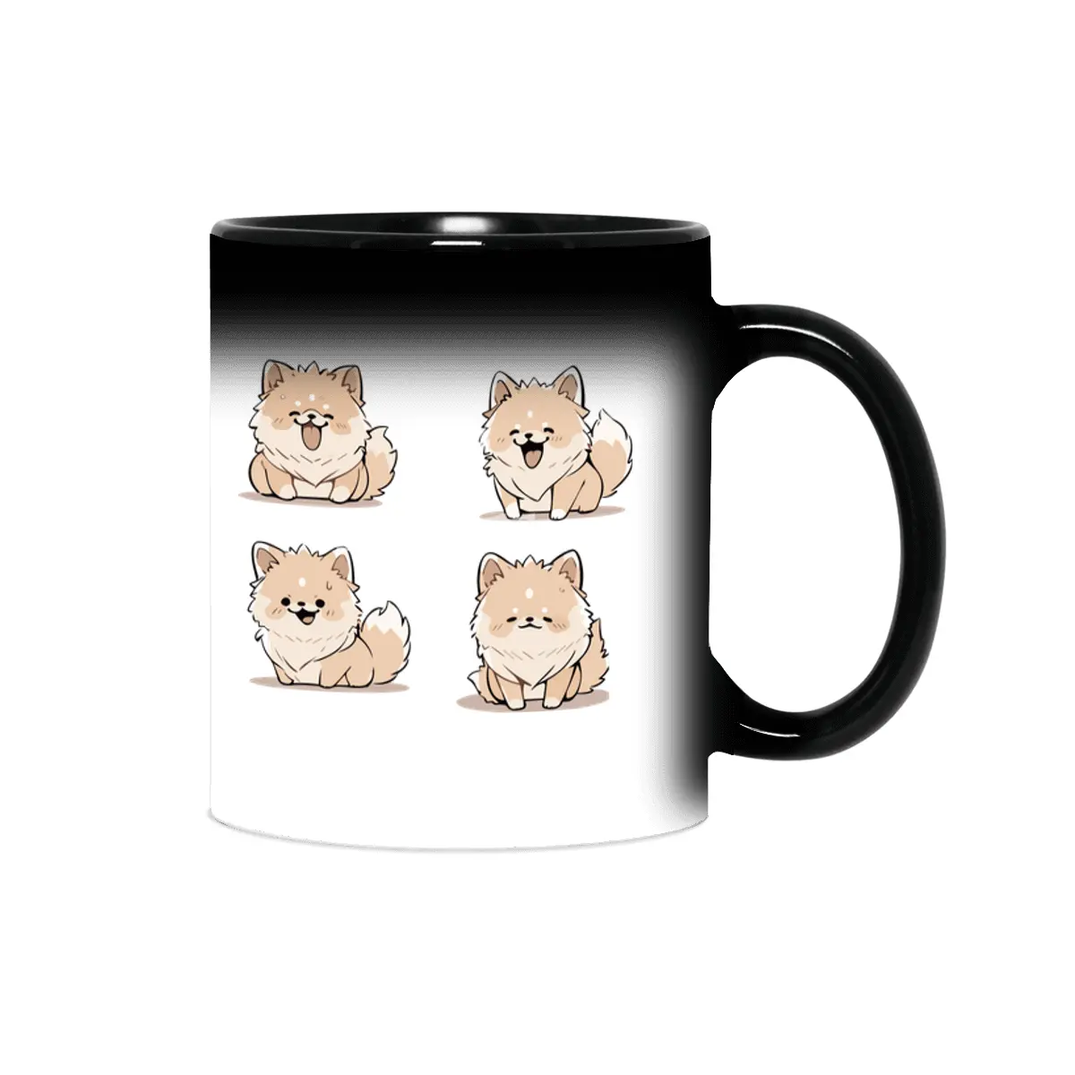 Cute Pomeranian Dog Sihirli Kupa