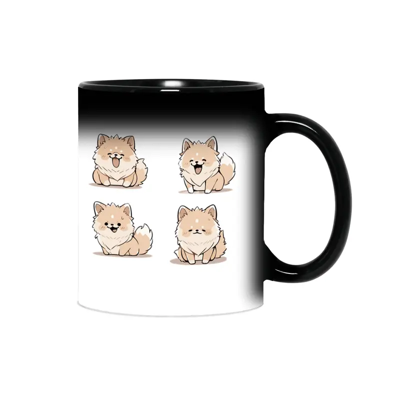 Cute Pomeranian Dog Sihirli Kupa