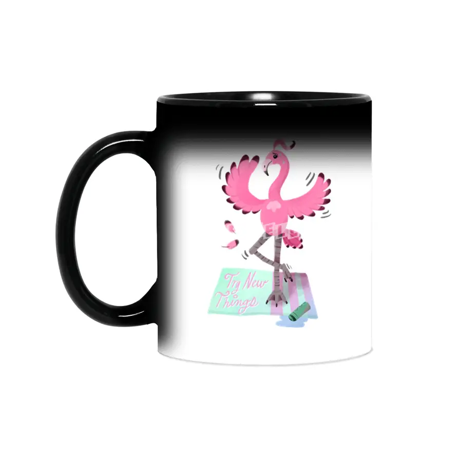 Try New Things with Yoga Flamingo in digital Sihirli Kupa