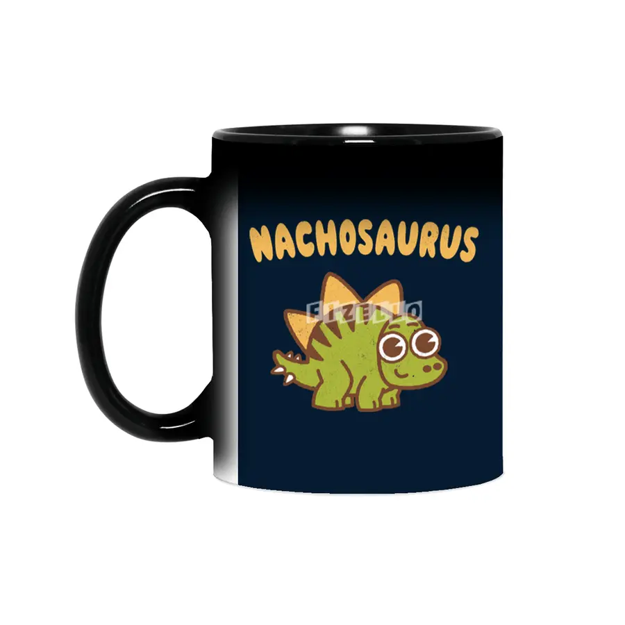Kawaii Cute Nachosaurus Dinosaur Mexican Nacho Stegosaurus Sihirli Kupa