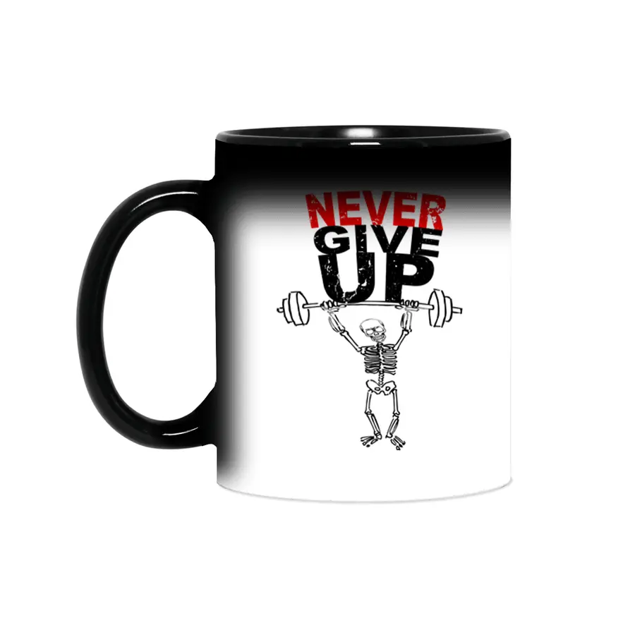 Never give up - skeleton Sihirli Kupa