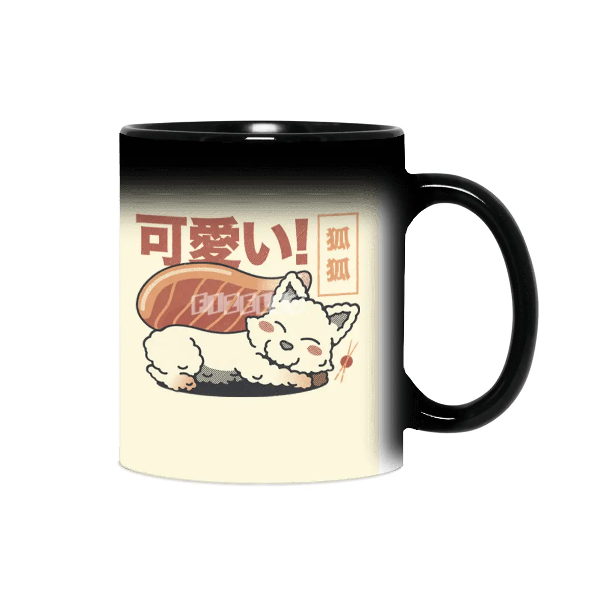 Fox Sushi Salmon Sashimi by Tobe Fonseca Sihirli Kupa