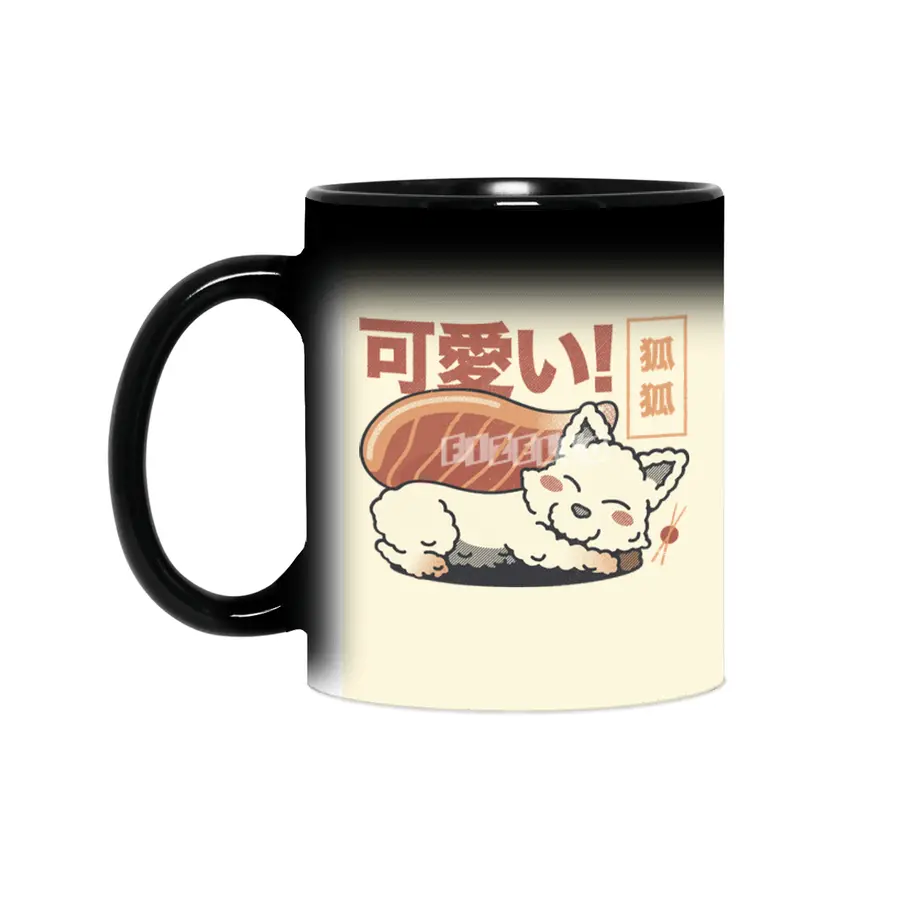 Fox Sushi Salmon Sashimi by Tobe Fonseca Sihirli Kupa