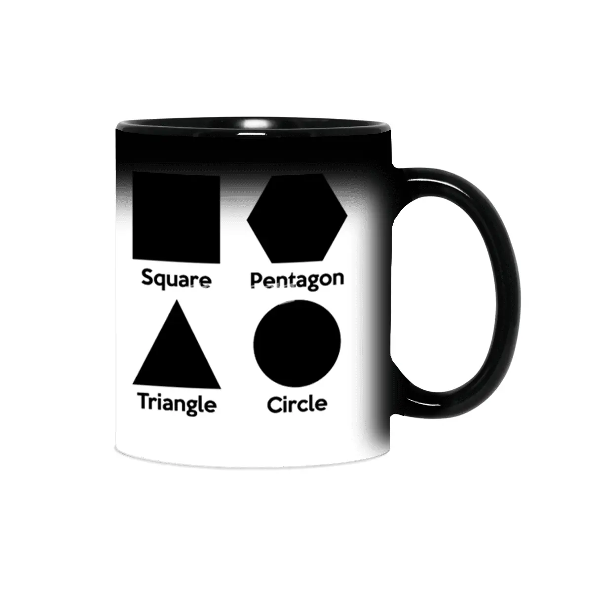 Basic Shapes (Square, Triangle, Circle, Pentagon) Sihirli Kupa
