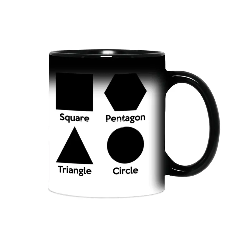 Basic Shapes (Square, Triangle, Circle, Pentagon) Sihirli Kupa