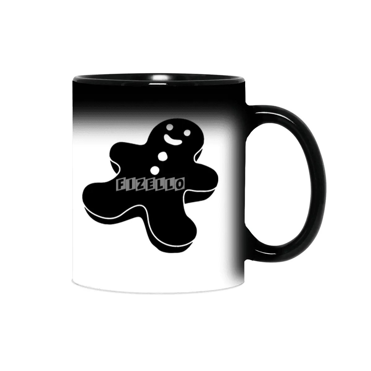 Cookie Man Silhouette Sihirli Kupa