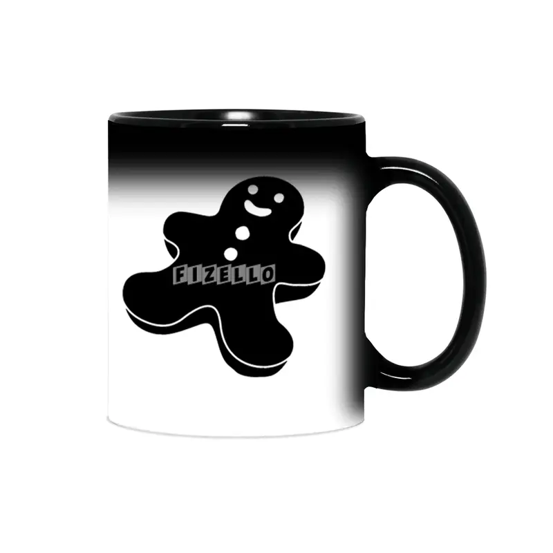 Cookie Man Silhouette Sihirli Kupa