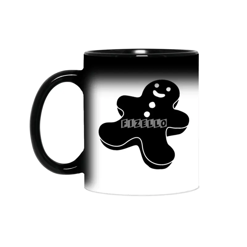 Cookie Man Silhouette Sihirli Kupa