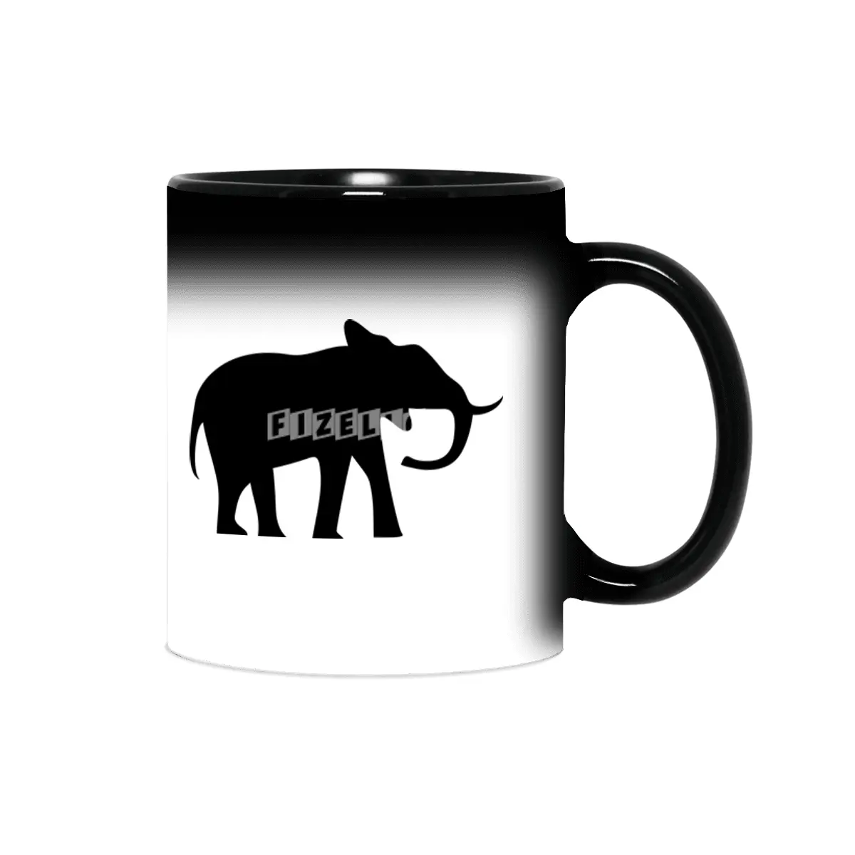 Elephant Silhouette Sihirli Kupa