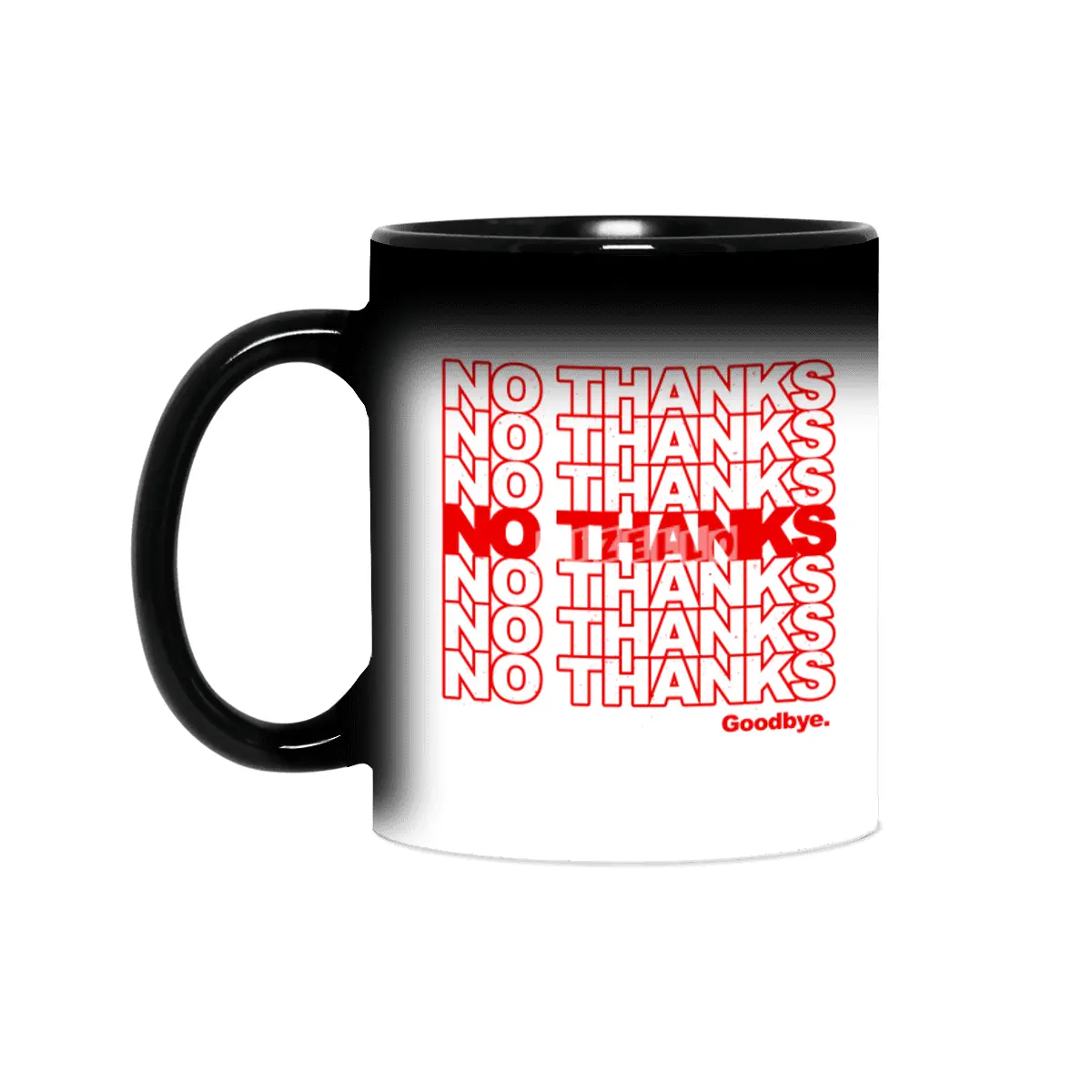 No Thanks (red) Sihirli Kupa