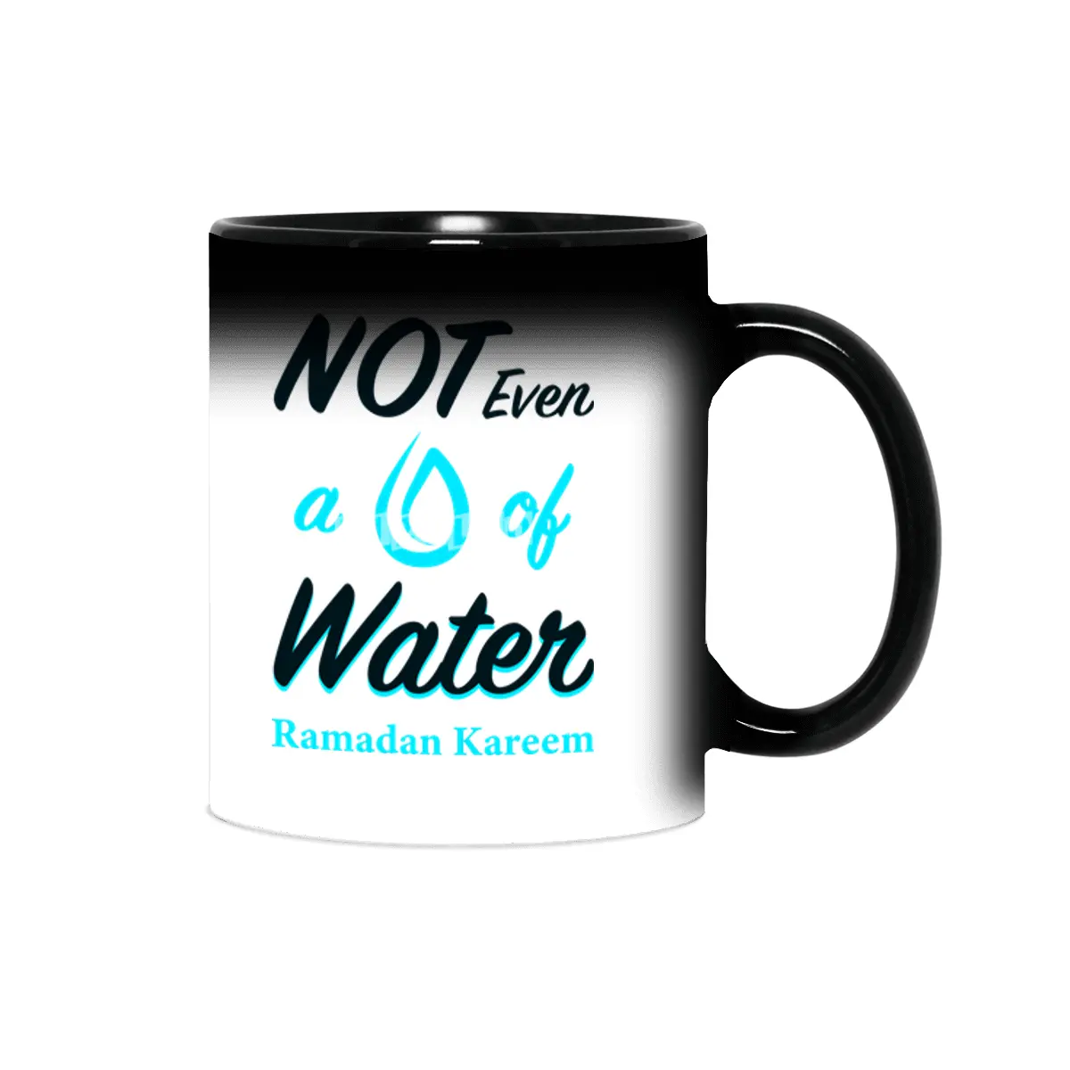Funny RAMADAN Kareem T-Shirt | Not Even Water Islamic Tee Sihirli Kupa