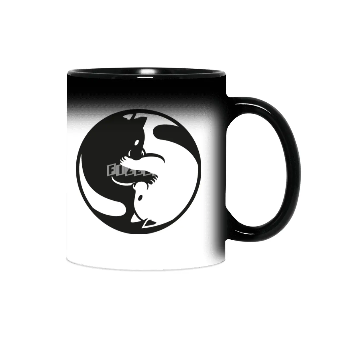 Yin Yang Cat Tao Sihirli Kupa