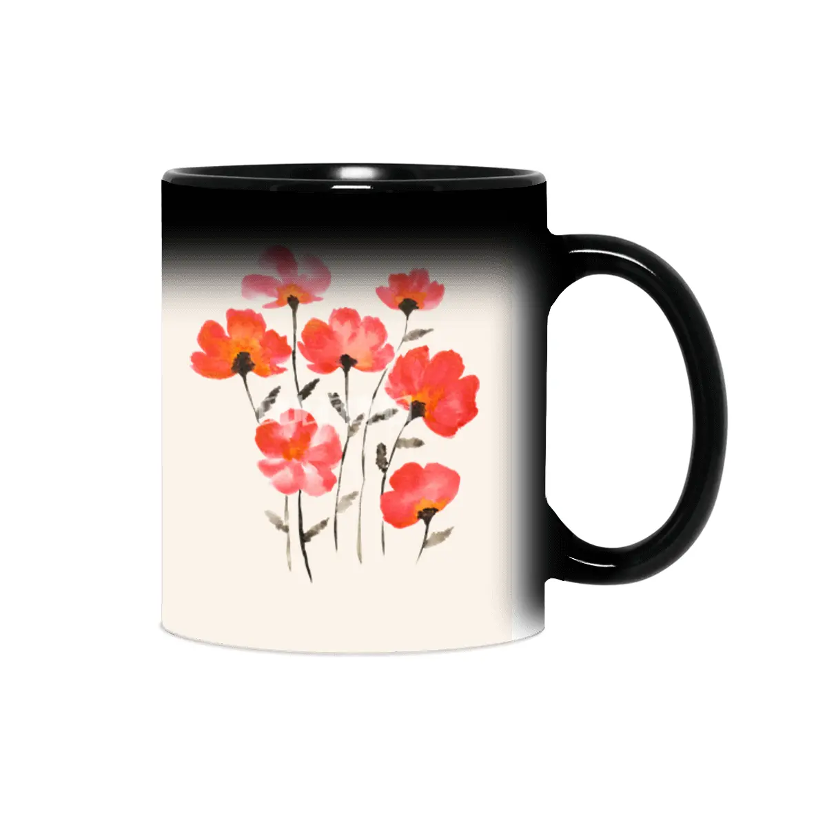 Poppy Flowers Sihirli Kupa