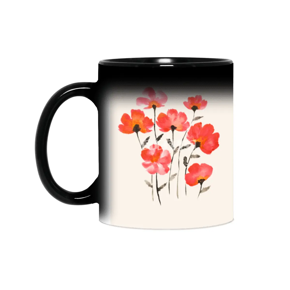 Poppy Flowers Sihirli Kupa