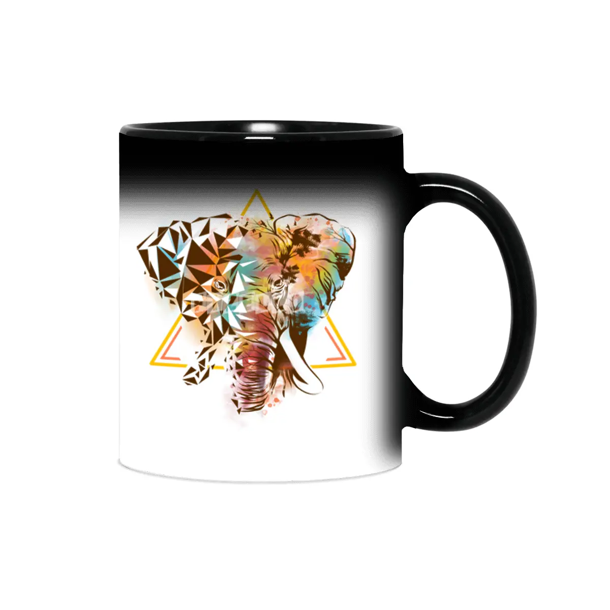 Geometric Elephant Sihirli Kupa