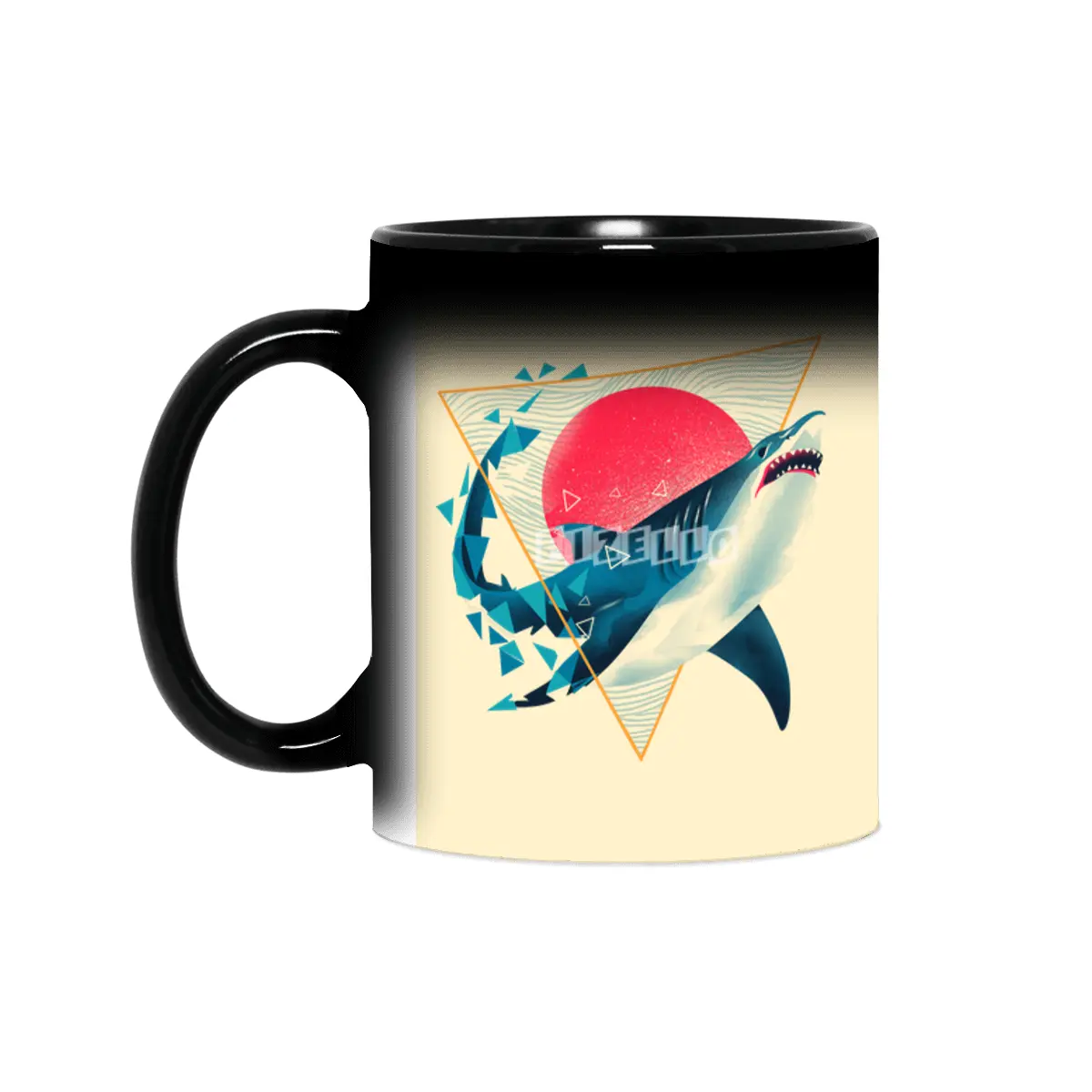 Geometric Shark Sihirli Kupa