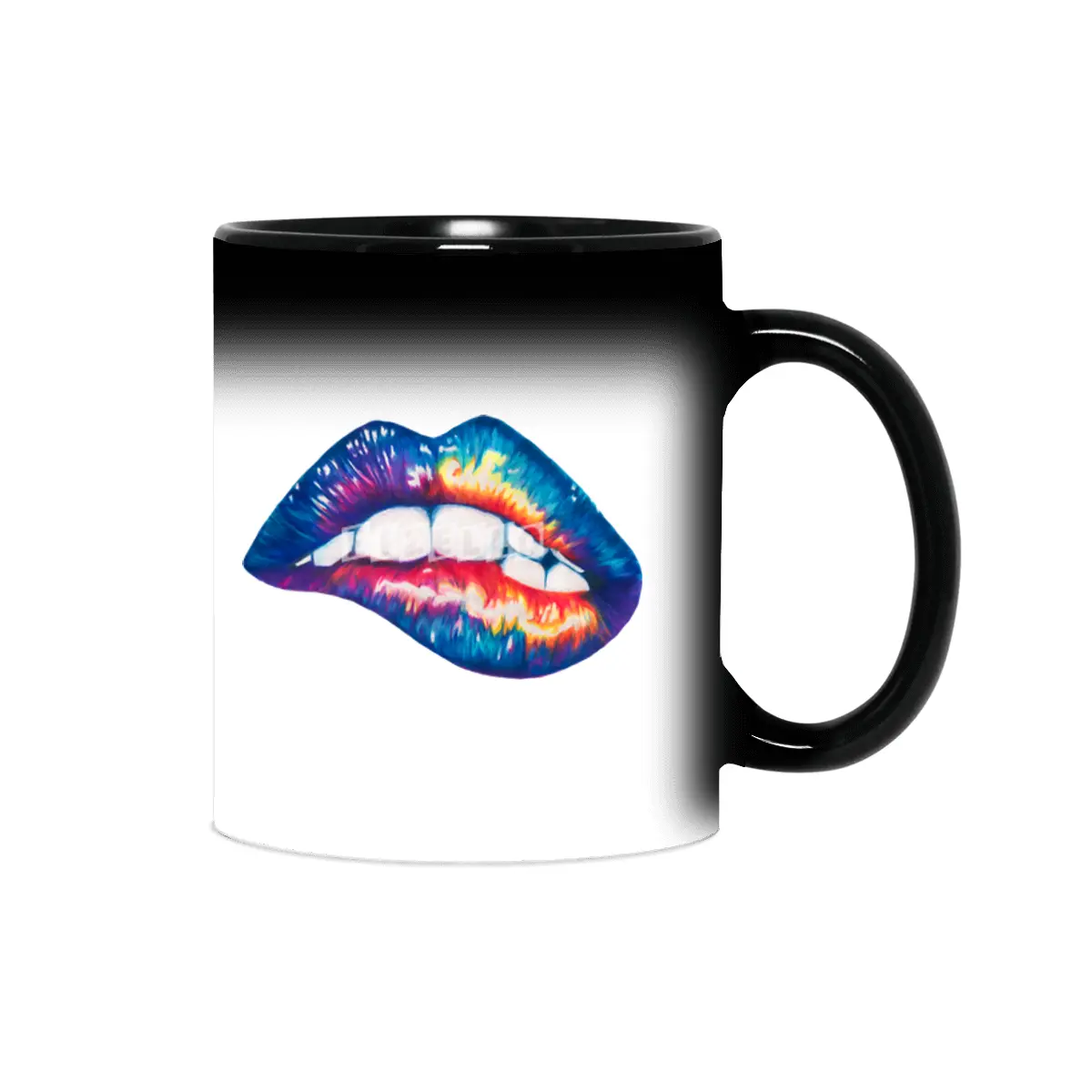 Rainbow Lip Bite Sihirli Kupa